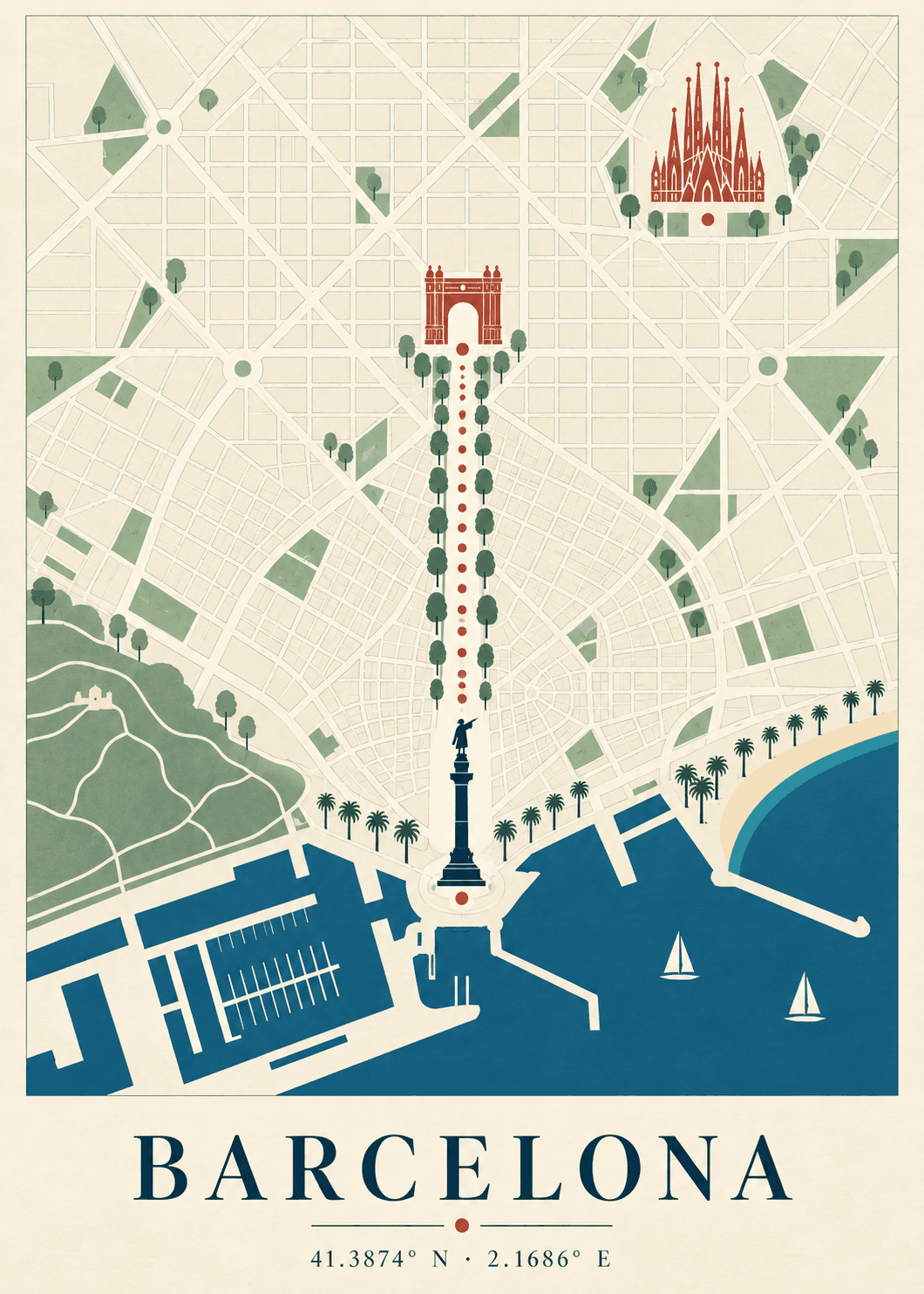 Carto Monument: Barcelona